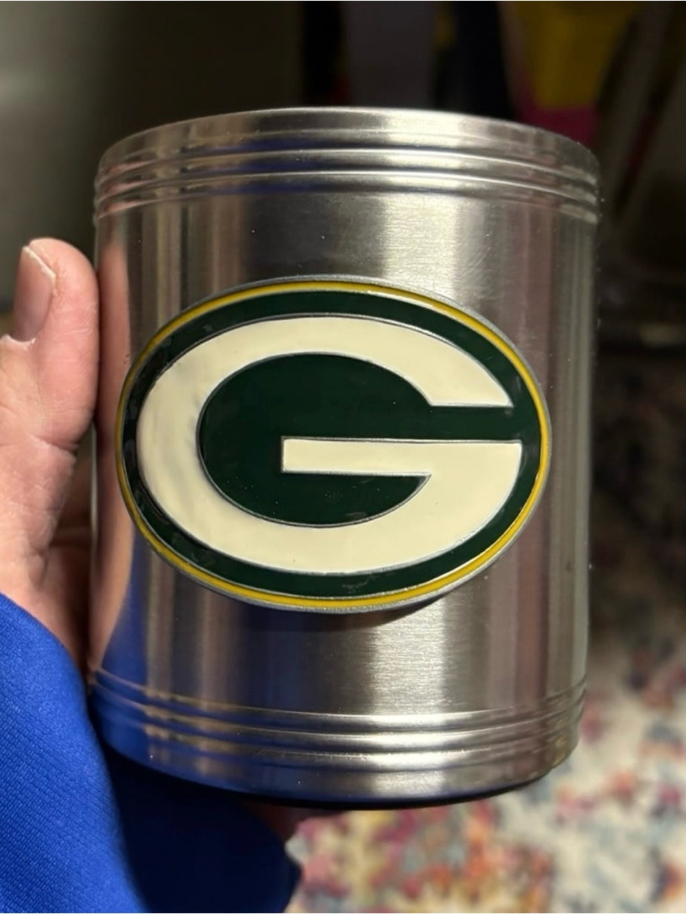 Green Bay Packers Metal insulated can Coozie